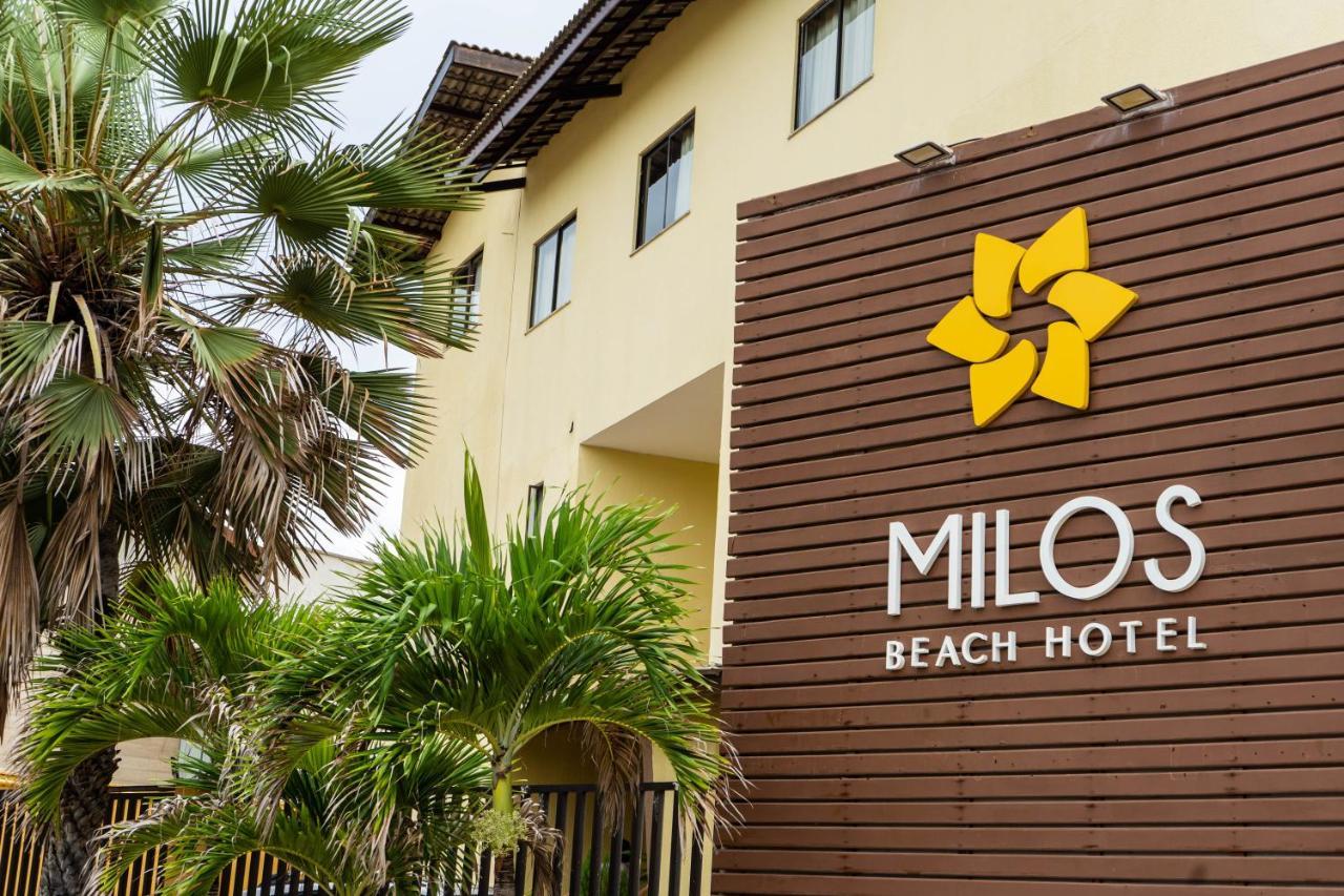 Milos Beach Hotel อากีราซ ภายนอก รูปภาพ